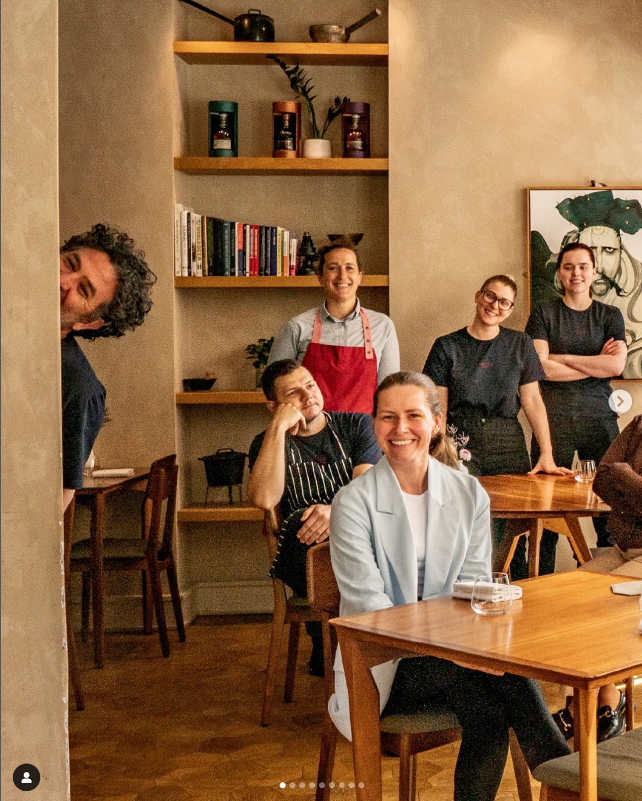 The Trivet team in the dining room